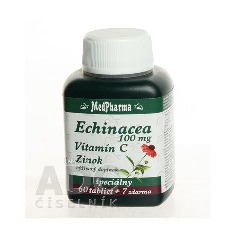 MedPharma ECHINACEA 100MG, VITAMÍN C, ZINOK