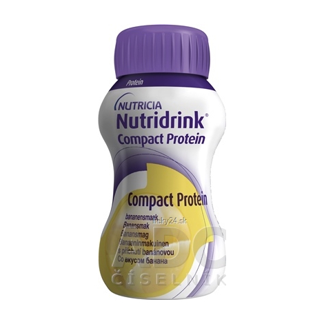 E-shop Nutridrink Compact Protein s banánovou príchuťou 24x125ml