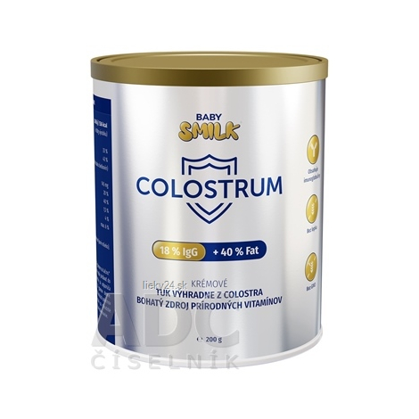 BABYSMILK COLOSTRUM KRÉMOVÉ 18% lgG + 40% tuku