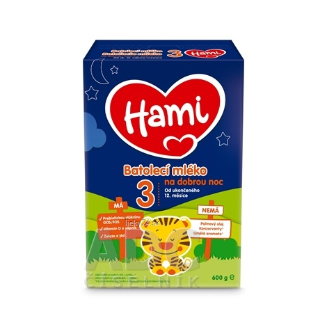 E-shop Hami 3 Batoľacie mlieko Na dobrú noc