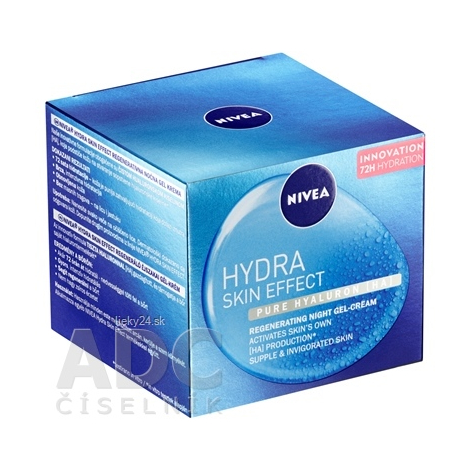 NIVEA HYDRA SKIN EFFECT nočný gél - krém