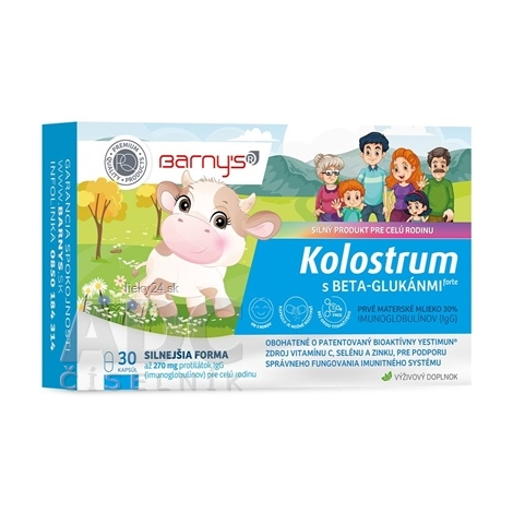 E-shop Barny's KOLOSTRUM s beta-glukánmi forte