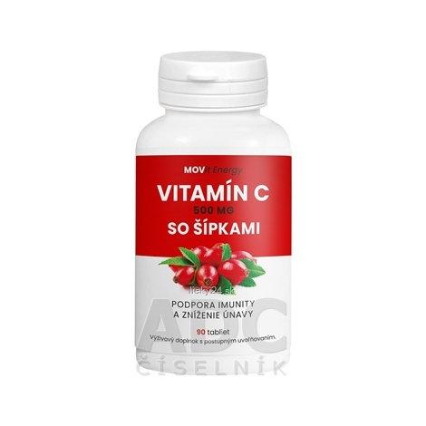 MOVit Vitamín C 500 mg so šípkami