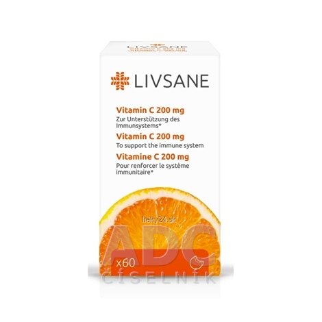 LIVSANE Vitamín C 200 mg