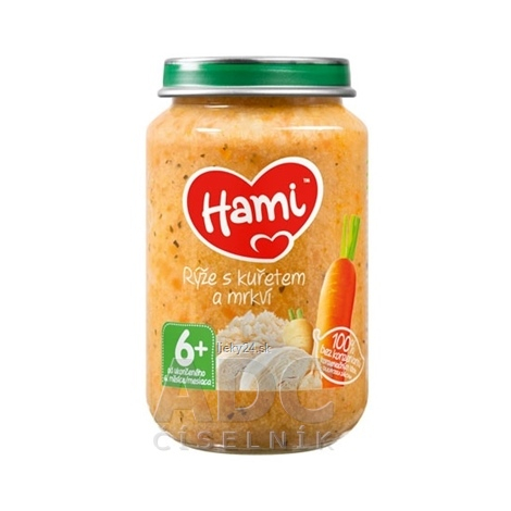 E-shop Hami príkrm Ryža s kuraťom a mrkvou