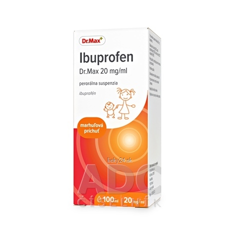 Ibuprofen Dr.Max 20 mg/ml marhuľová príchuť
