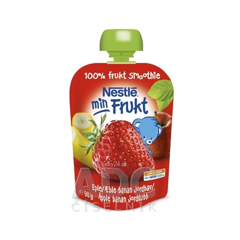 Nestlé min Frukt Jahoda Jablko Banán