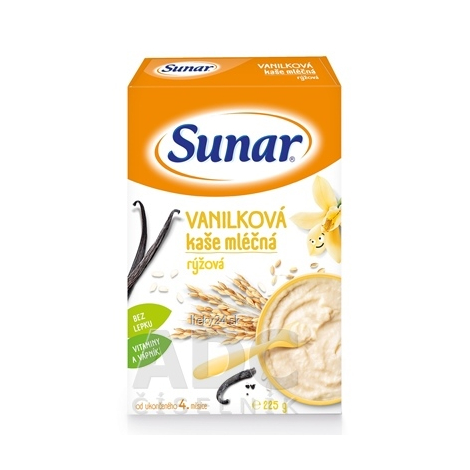 Sunar VANILKOVÁ KAŠA mliečna ryžová