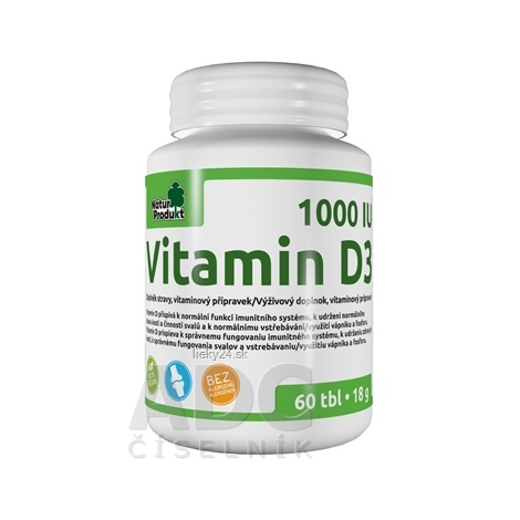 E-shop NaturProdukt Vitamin D3 1000 IU