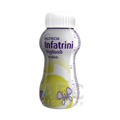 Infatrini Peptisorb For infants, výživa pre dojčatá od narodenia, 24x200ml