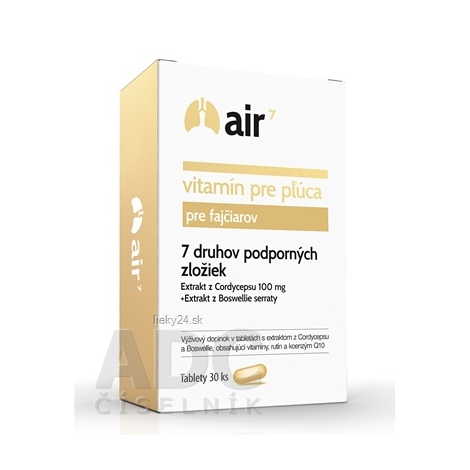 Air7 vitamín pre pľúca pre fajčiarov