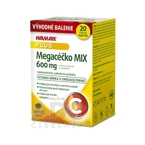 WALMARK MEGACÉČKO MIX 600 mg