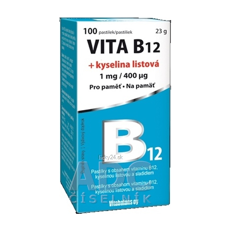 Vitabalans VITA B12 + kyselina listová