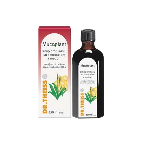 MUCOPLANT sirup proti kašlu so skorocelom a medom 250 ml