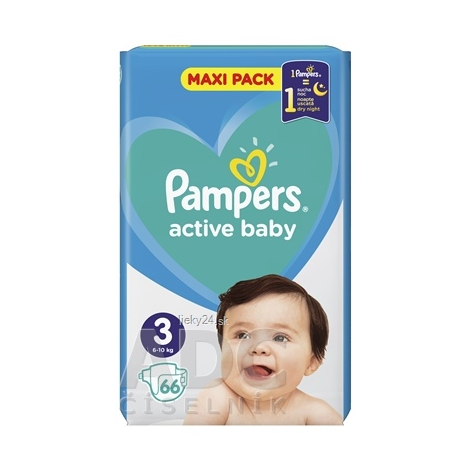 E-shop PAMPERS active baby Maxi Pack 3 Midi