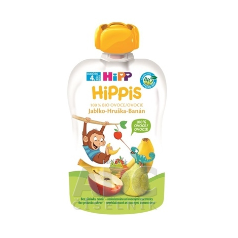 E-shop HiPP HiPPis 100% Ovocie Jablko Hruška Banán