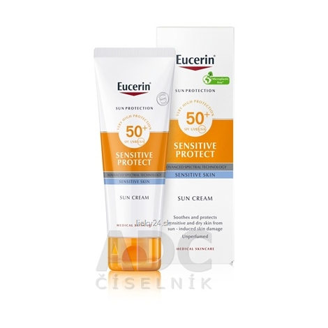 Obrázok Eucerin Sun ochranný krém na tvár SPF 50+  50 ml