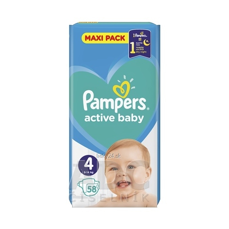 E-shop PAMPERS active baby Maxi Pack 4 Maxi