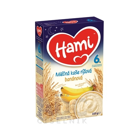 Hami mliečna kaša ryžová banánová