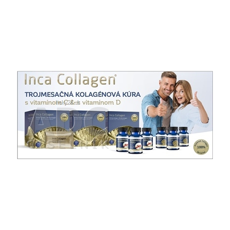 E-shop Inca Collagen Trojmesačná kolagénová kúra+vit.C&D