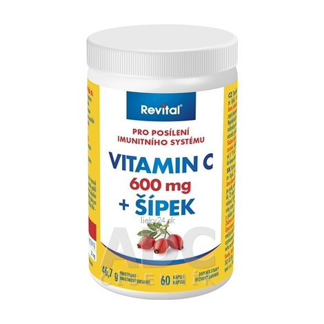 Revital Vitamín C 600 mg + šípka