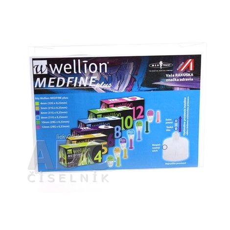 Wellion MEDFINE plus Penneedles 12mm 100ks