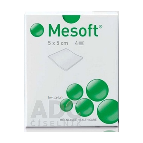 Mesoft kompres netkaný 5x5 cm