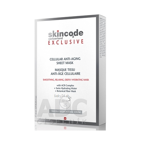 SKINCODE EXCLUSIVE Cellular Anti-Aging sheet mask