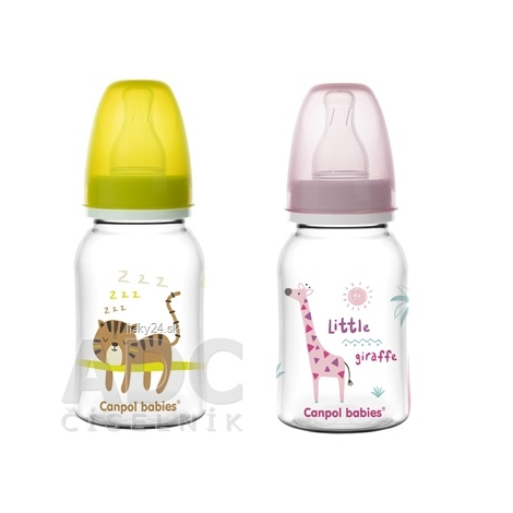 Canpol Babies Fľaša tvarovaná 125 ml