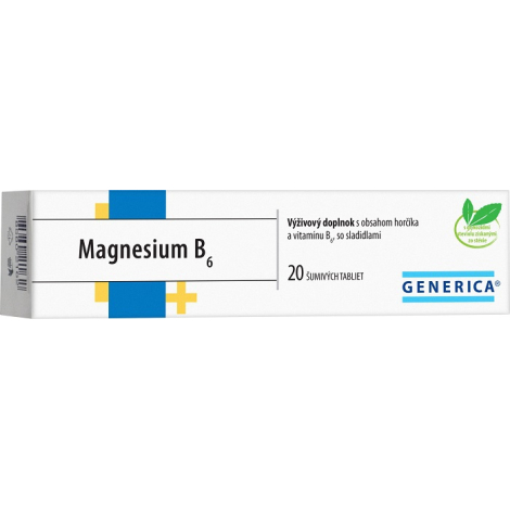 Generica Magnesium B6 20 tbl eff