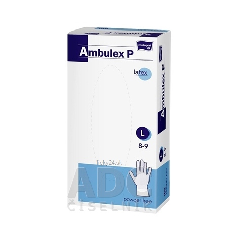E-shop Ambulex P rukavice LATEX, potiahnuté polymérom