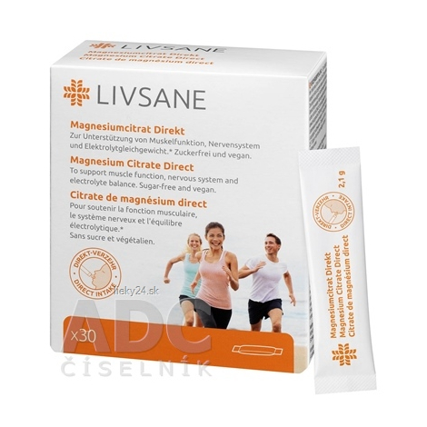 LIVSANE Magnesium Citrát Direct