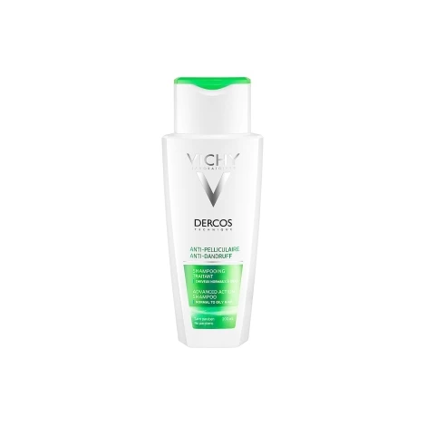 Vichy DERCOS Šampón proti lupinám na normálne až mastné vlasy 200 ml