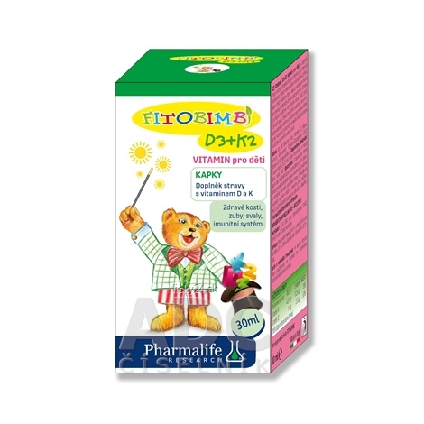 Pharmalife Vitamín D3 + K2 pre deti