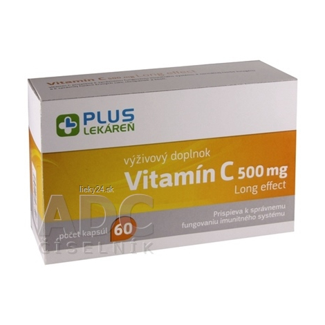 PLUS LEKÁREŇ Vitamín C 500 mg Long effect