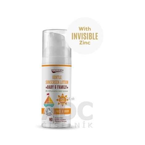 WoodenSpoon Opaľovacie mlieko Baby & Family SPF 30