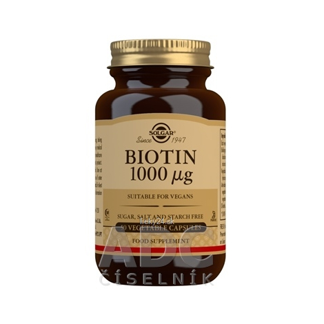 E-shop Solgar Biotin 1000 µg