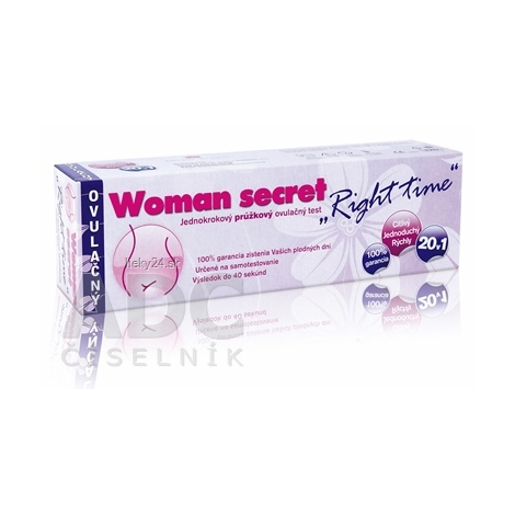 E-shop Woman secret RIGHT TIME ovulačný test
