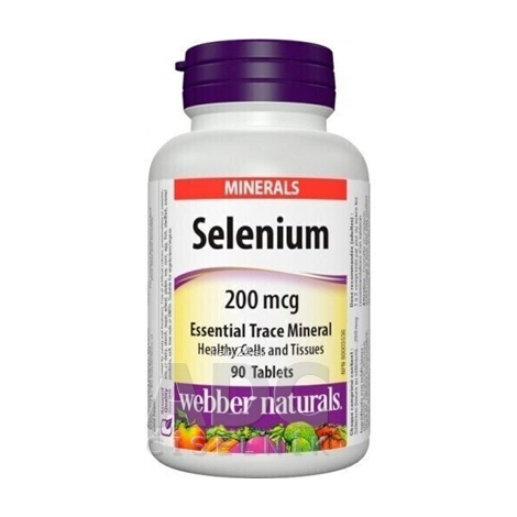 Webber Naturals Selén 200 mcg