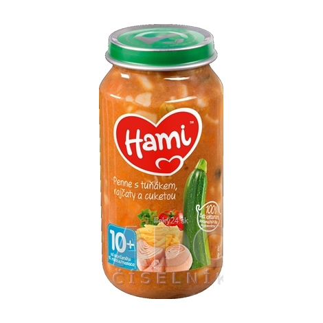 Hami príkrm Penne s tuniakom, paradajkami