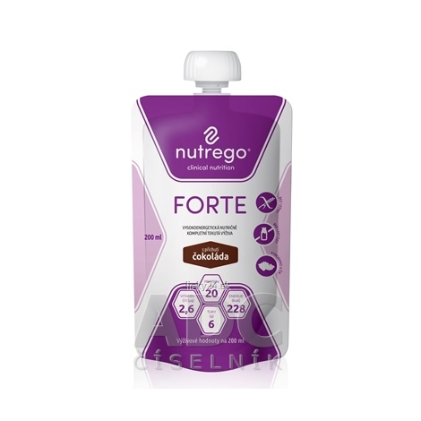 E-shop Nutrego FORTE s príchuťou čokoláda