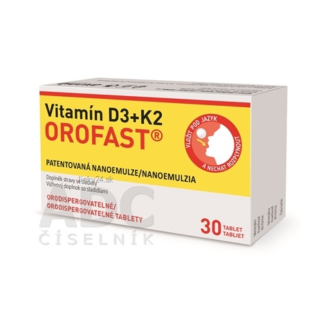 E-shop Vitamín D3 + K2 OROFAST