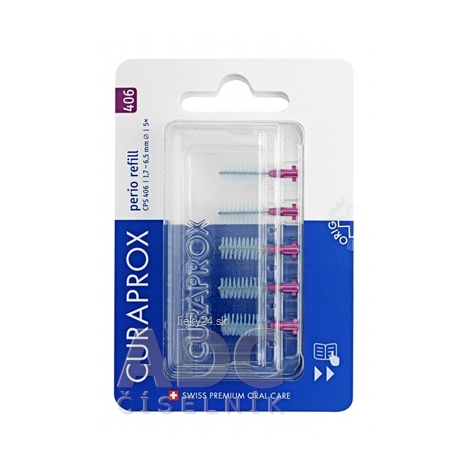 CURAPROX CPS 406 perio refill fialová