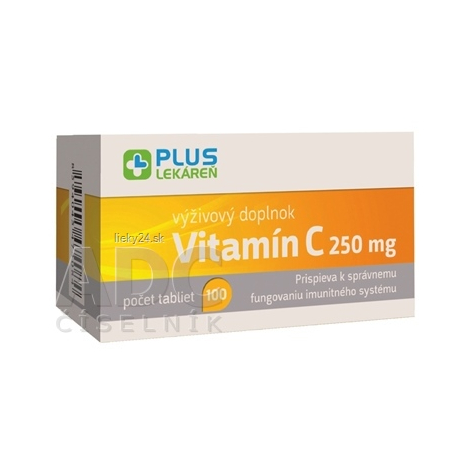 PLUS LEKÁREŇ Vitamín C 250 mg