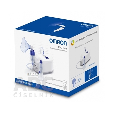 OMRON C102 Total INHALÁTOR kompresorový s nosovou sprchou