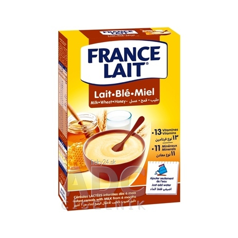 E-shop FRANCE LAIT Pšeničná kaša mliečna s medom