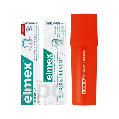 ELMEX SENSITIVE ZUBNÁ PASTA DUOPACK S PÚZDROM