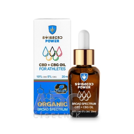 SwissCBDpower CBD 10% + CBG 5% OIL for Athletes