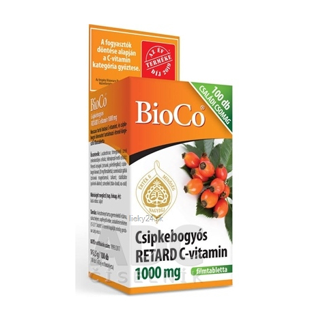 BioCo Vitamín C RETARD 1000 mg s plodom šípky
