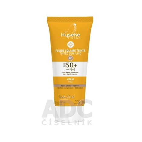 Hyseke BIORGA Tónované opaľovacie mlieko SPF50+